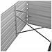 Fioriera Per Giardino Antracite 240x80x45 Cm In Acciaio Zincato - Foto miniatura 2