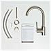 Miscelatore Lavandino CORNWALL Acciaio Inox - Foto miniatura 5