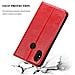 Custodia Compatibile Con Xiaomi Mi A2 Lite / Redmi 6 Pro In Rosso Mela - Coperchio Protettiva Con Chiusura Magnetica, Funzione Stand E Tasca Per Le Carte - Foto miniatura 2