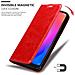 Custodia Compatibile Con Xiaomi Mi A2 Lite / Redmi 6 Pro In Rosso Mela - Coperchio Protettiva Con Chiusura Magnetica, Funzione Stand E Tasca Per Le Carte - Foto miniatura 10