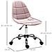 Sedia Girevole Per Scrivania Ufficio Ergonomica Regolabile Rosa - Foto miniatura 6