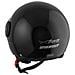 Scooter Moto Casco Jet Demi Omologato Ece 22-05 Visiera Avio Nero Xl - Foto miniatura 2