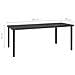 Tavolo Da Pranzo Per Esterni Antracite 190x90x74 Cm In Acciaio - Foto miniatura 6