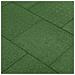 Piastrelle Anticaduta 24 Pz In Gomma 50x50x3 Cm Verde - Foto miniatura 1