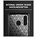 Custodia Compatibile Con Samsung Galaxy A20s In Brushed Nero - Coperchio Protettivo In Silicone Tpu Flessibile In Look Acciaio Inossidabile-fibra Di Carbonio - Foto miniatura 5