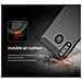 Custodia Compatibile Con Samsung Galaxy A20s In Brushed Nero - Coperchio Protettivo In Silicone Tpu Flessibile In Look Acciaio Inossidabile-fibra Di Carbonio - Foto miniatura 6