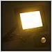 Faretto A Led Con Sensore 30 W Bianco Caldo - Foto miniatura 2