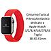 Tactical Cinturino L 758s Originale Braided String Per Apple Watch 1-2-3-4-5-6-7-se 38 40 41mm Red - Foto miniatura 2