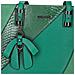 Borsa Shopper Scamosciata Con Stampa Serpente - Paris - Verde - Foto miniatura 5