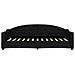 Divano Letto Con Materasso Nero 90x200 Cm In Tessuto - Foto miniatura 7