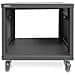 Rack universale per apparecchiature da 19 pollici con rotelle, 8UH - Foto miniatura 3