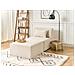 Chaise Longue Lemvig Velluto A Coste Beige Chiaro - Foto miniatura 1