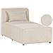 Chaise Longue Lemvig Velluto A Coste Beige Chiaro - Foto miniatura 4
