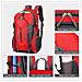 Nero Zaino Da Escursionismo 40l Impermeabile Leggero Outdoor Escursionismo Trekking Daypack Zaino Da Viaggio Per Uomo Donna - Foto miniatura 4