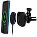 Caricabatterie A Induzione 2 In 1 Magsafe 15w Con Supporto Auto, Nero - Foto miniatura 2