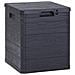 Baule Contenitore Multiuso Da Esterno Antracite Lucchettabile 90 Lt - Foto miniatura 1
