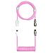 Cooler Master Coiled Keyboard Cable Magenta - Foto miniatura 1