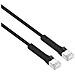 Cavo Di Rete Patch In Rame Cat. 6a F /ftp Pieghevole Flexiboot Slim Nero 0,5 M - Foto miniatura 2