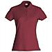 Basic Polo Ladies Bordeaux M - Foto miniatura 1