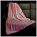 Coperta Plaid Kanguru in Tessuto Pile Fantasia Unicorno Fluorescente 130x150cm - Foto miniatura 3