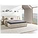 Letto Contenitore Bouclé Montlaur 160 X 200 Cm Beige - Foto miniatura 1