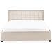 Letto Contenitore Bouclé Montlaur 160 X 200 Cm Beige - Foto miniatura 7