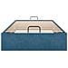 Struttura Letto Pouf Senza Materasso 90x200 cm Velluto - Foto miniatura 7