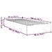 Struttura Letto Pouf Senza Materasso 90x200 cm Velluto - Foto miniatura 10