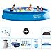 Piscina Fuori Terra - In Giro - 457x84 Cm - Blu - Include Accessori Coordinati A1214 - Foto miniatura 1