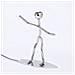 Giocattolo Cinetico Di Equilibrio, Soprammobile Da Scrivania   Fare Surf - Foto miniatura 3