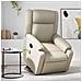 Poltrona Alzapersona Elettrica Reclinabile Crema in Similpelle - Foto miniatura 2
