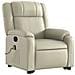 Poltrona Alzapersona Elettrica Reclinabile Crema in Similpelle - Foto miniatura 4