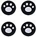 Set Di 4 Protezioni Joystick Paradise Switch 2 - Copri-levette In Silicone A Forma Di Zampa Di Gatto White+black - Foto miniatura 1