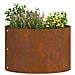 Vasi da giardino 5 pcs Marrone 30 x 30 x 20 cm Acciaio corten - Foto miniatura 3