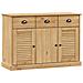 Credenza con Cassetti VIGO 113x40x75 cm Legno Massello di Pino - Foto miniatura 1