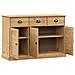 Credenza con Cassetti VIGO 113x40x75 cm Legno Massello di Pino - Foto miniatura 4