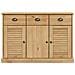 Credenza con Cassetti VIGO 113x40x75 cm Legno Massello di Pino - Foto miniatura 5