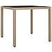 Set da Pranzo per Giardino 5 pcs Beige 90 x 90 x 75 cm - Foto miniatura 5