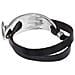 Bracciale In Pelle Nera Argento Gd Doppio Giro - Foto miniatura 3
