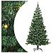 Albero di Natale con 300 LED con supporto Verde 240 cm PVC - Foto miniatura 1