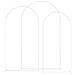 Arco Nuziale 3 pcs Bianco Acciaio - Foto miniatura 1