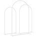 Arco Nuziale 3 pcs Bianco Acciaio - Foto miniatura 7