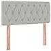 Letto con Contenitore Grigio chiaro 90 x 200 cm Velluto - Foto miniatura 9