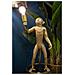 Lampada Da Tavolo Monkey Oro In Resina Glam 26x34x55 Cm - Foto miniatura 7