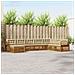 Set divani 8 pcs Naturale e Beige Legno di Acacia Massello - Foto miniatura 2