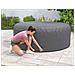 Copertura Grigio Ø216 x 80 cm PVC e POM - Foto miniatura 4