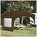 Tenda per feste a pop-up 290 x 290 x 245 cm Tortora - Foto miniatura 2