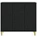 Credenza Nero 89 x 34,5 x 80 cm Legno ingegnerizzato - Foto miniatura 3