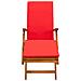 Lettino prendisole reclinabile e pieghevole 2 pcs Rosso - Foto miniatura 6