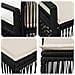 Set Divano da Giardino 11 pcs Nero polyrattan - Foto miniatura 5